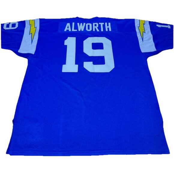 Vintage Mitchell & Ness 1968 Chargers Lance Alworth Jersey Size 56 MADE IN USA